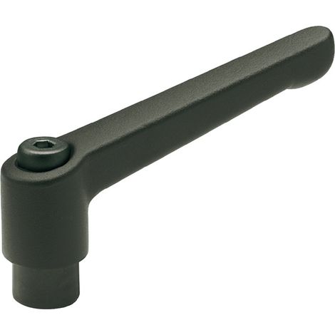 GANTER 300-78-M10-SW Verstellbarer Klemmhebel GN 300 d1 M 10 mm l1 78 mm Innenge