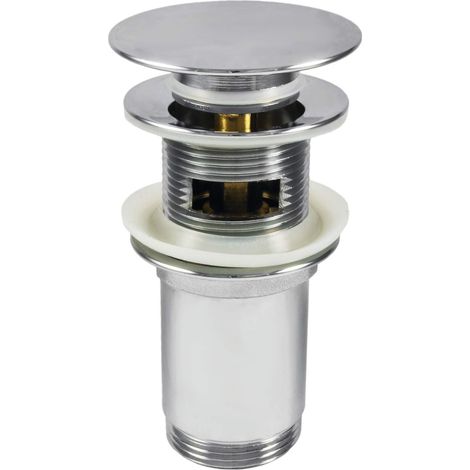 Tapón para lavabo o bidé con manguito - Universal cromado NHC 010U