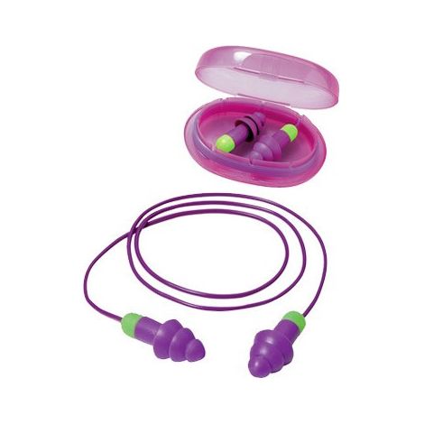 Bouchons d'oreilles Moldex Rockets® Cord EN 352-2 SNR 30 dB – Confortables avec cordon – Lavables et faciles à utiliser (1/9)