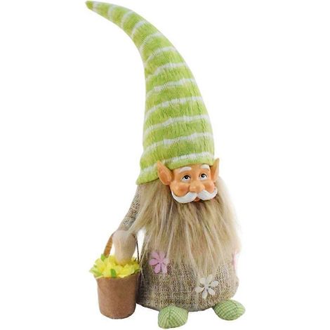 Poupée gnome de Pâques pour décoration de jardin enchanteur, figurine elfe nain ornement (1/5)