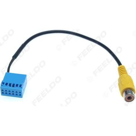 Câble d'entrée caméra de recul compatible avec Volkswagen Golf 7/MK5/MK6/Passat B6 Tiguan Touran MIB
