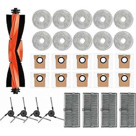29pcs avec Xiaomi Mijia M40 D110CN pièce détachée Accessoires Consumables Serpillière Cloth HEPA Filtre Sac à poussière (1/5)