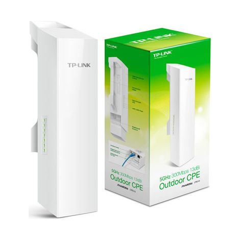 Punto de Acceso Inalámbrico TP-Link CPE510 PoE 300Mbps/ 5GHz/ Antena de 13dBi/ WiFi 802.11n/a