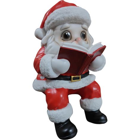 Veilleuse Pour Père Noël Lisant Un Livre Veilleuse (1/5)
