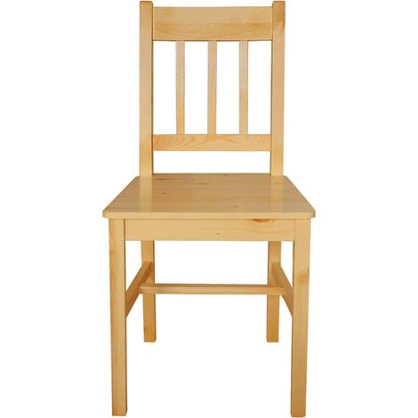 Maison Exclusive - Sedie da Pranzo 2 pz in Legno di Pino (1/5)