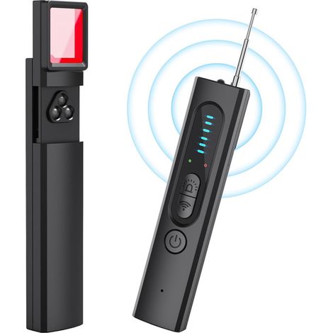 Detector de cámaras ocultas cuatro en uno: detector de espionaje en miniatura, rastreador GPS y detector de radiofrecuencia. (1/5)