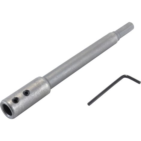 Rallonge de foret Forstner à tige de 3/8 po - Longueur de 169 mm, idéale pour le fraisage et les ouvertures de trous très profonds (1/5)