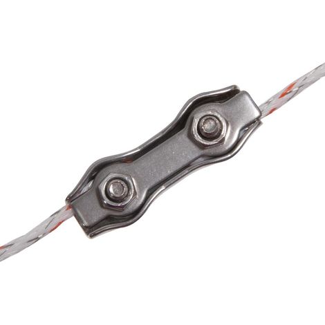 Connecteur Gallagher professionnel en acier inoxydable pour fil Vidoflex en paquet de 4 pièces