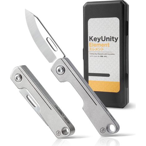 Kleines Klappmesser aus Titan, leicht, kompakt, EDC-Werkzeug für den Alltag
