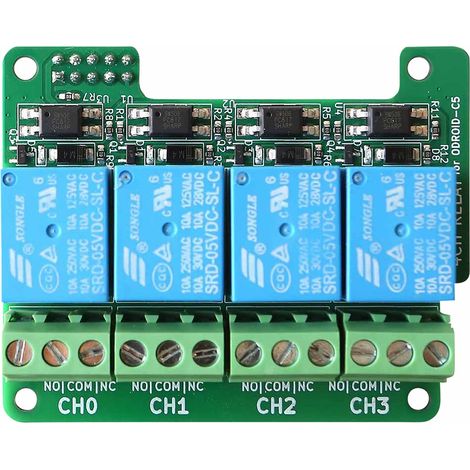 Carte relais ODROID 4 canaux pour ODROID-C5
