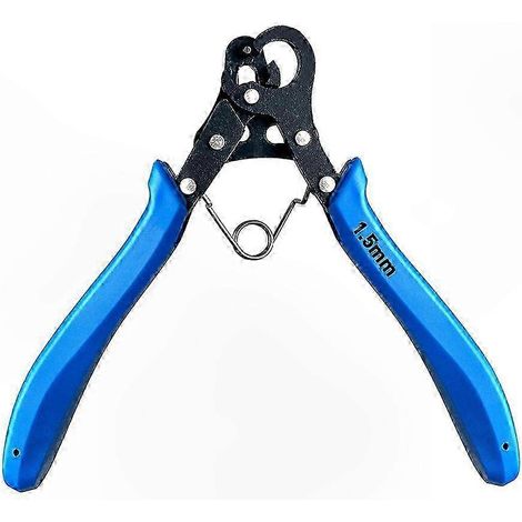 Pince à rouler le fil pour la fabrication et la réparation de bijoux, bleue - 1,5 mm (1/5)