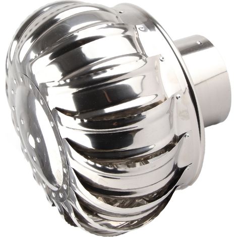 Ventilateur de toit automatique et silencieux en acier inoxydable, raccord de tuyauterie, turbine éolienne, aérateur de combles