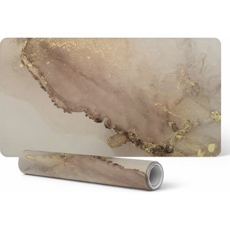 Alfombrilla protectora moderna para teclado con delicados dise帽os abstractos, 120 x 60 cm. (1/5)