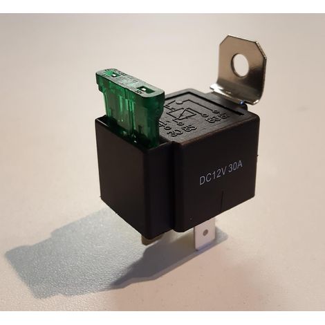 Relais 30A 12V Fusible 4 Broches
