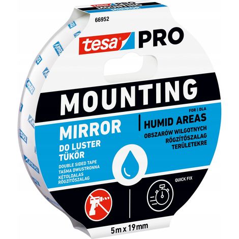 Ruban adhésif de fixation tesa PRO pour rétroviseurs 5 m (1/3)