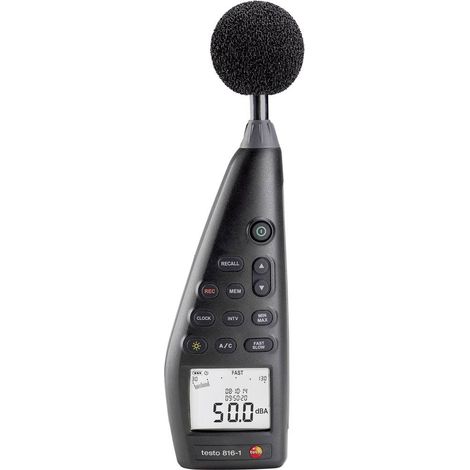testo Fonometro Data logger 816-1 30 - 130 dB 20 Hz - 8000 Hz (1/4)