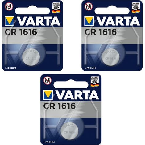 .Varta CR 1616 3V au lithium.