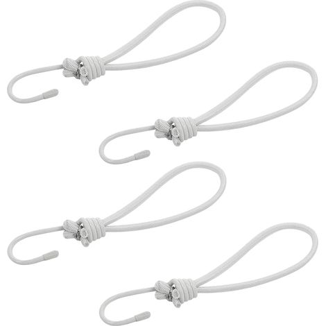Spanner for tent elastic white with hook 4 pieces in blister (1/5)