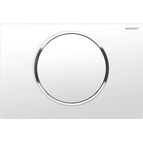 Geberit Sigma10 - Betätigungsplatte SIGMA10, weiß / chrom 115.758.KJ.5 (1/7)