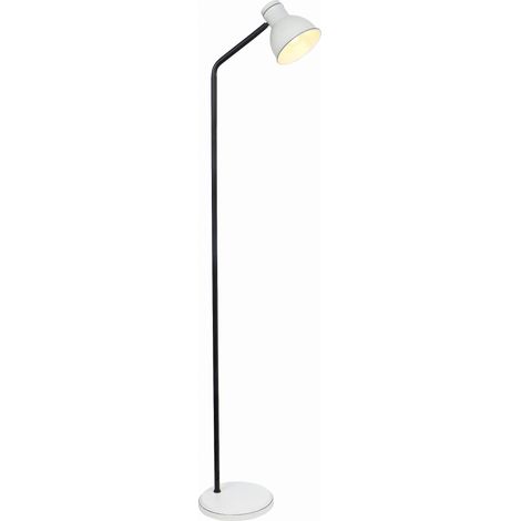 Lampadaire Candellux Zumba E27 40W blanc/noir 142 cm (1/4)