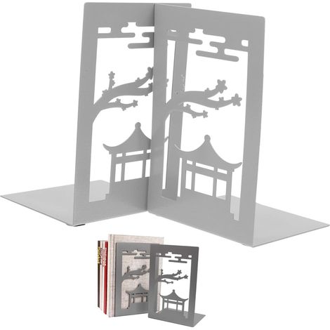 JSSEVN - 2-Piece Organizer Set of Sturdy and Practical Decorative Holders for Desk, Shelf, and Bookcase for Home Office (1/5)