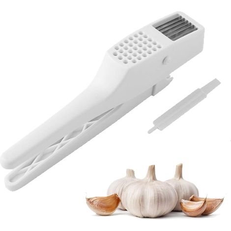 Presse ail multifonction deux en un pour gingembre et ail outil de cuisine manuel pour hacher et presser les aromates (1/5)