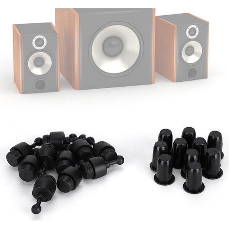 10 Boutons de Fixation en Plastique pour Grilles d'Enceintes Miniatures, Anti-poussière (1/4)