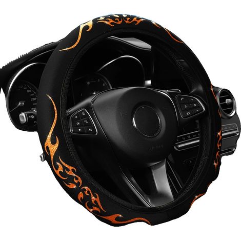 Coprivolante in tessuto dinamico, vestibilità universale, arancione (1/2)