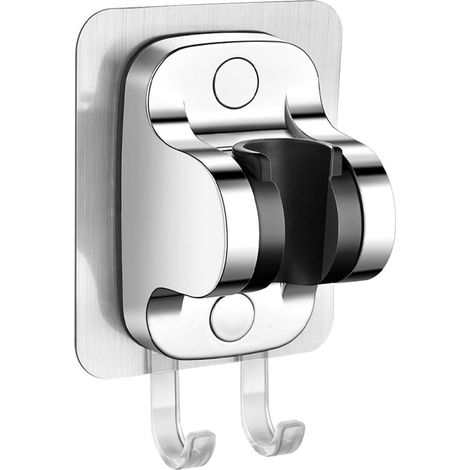 Support de pommeau de douche, accessoires de douche, support mural de douche, support de pommeau de douche à ventouse pour douchette à main (1/5)