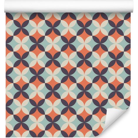 Papel pintado con estampado retro de moda para salón y dormitorio, 50x1000 cm. (1/5)
