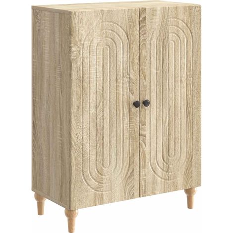 vidaXL  Sideboard  Sonoma Oak 66 x 34.5 x 90 cm Engineered Wood