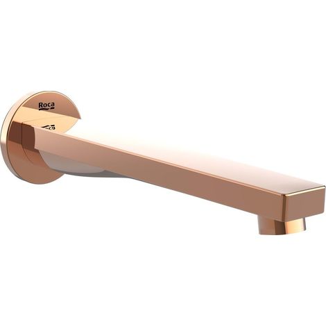 ROCA A5253089RG AQUA Square Caño de Pared para Bañera Oro Rosa - ref: A5253089RG (1/2)