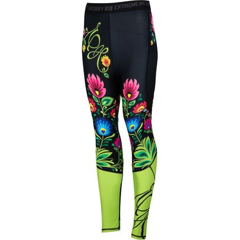Damen-Leggings für Volkssportarten, Größe S, schwarz