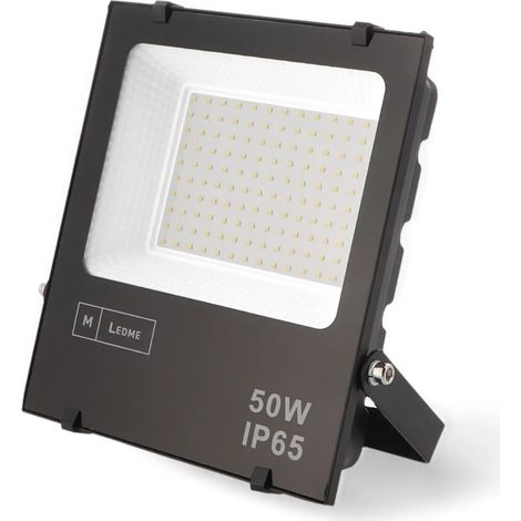 IluminaShop - Foco proyector LED SMD Sanan Pro 50W IP65 IK08 110Lm/W  Blanco Frio 6000K (1/4)