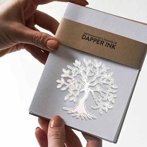 Emporte-pièce Arbre - Acier Au Carbone - Pour Machine De Découpe - Scrapbooking Et Cartes Créatives - 1 Pièce - 10,2 x 10,1 cm (1/5)