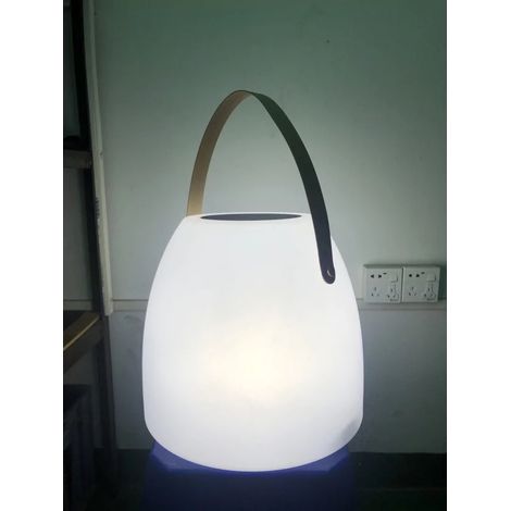 CHALET & JARDIN Lampe solaire musicale nomade - LED & Bluetooth (1/3)