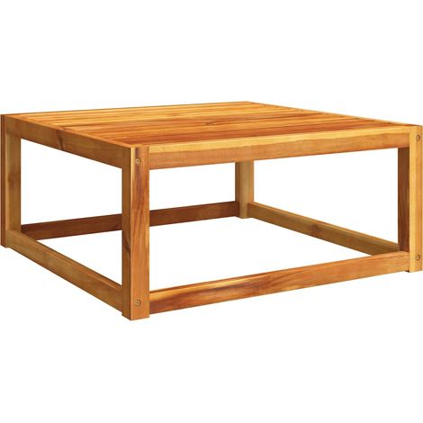 Maison Exclusive - Mesa de jardín madera maciza de acacia 65x65x2 (1/5)