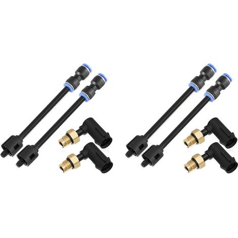 Kit de réparation de 4 coudes de suspension pneumatique avec flexibles pour Jeep Grand Cherokee 2011-2020, remplace la référence : 68084809AA (1/5)