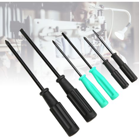 Tournevis de haute qualité à lame fine pour machines à coudre, tournevis plats et cruciformes, aiguilles pour machines à coudre, outils de réparation et accessoires