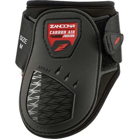 Full, Bianco: Paranocche Zandonà per cavalli CARBON AIR JUNIOR con carbonio e chiusura tessuto a strappo