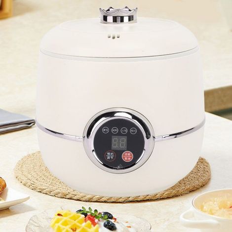 Shipenophy Petit cuiseur à riz Petit cuiseur à grains de riz multifonctionnel, capacité de 1,6 l, cuiseur à riz electromenager riz (1/5)