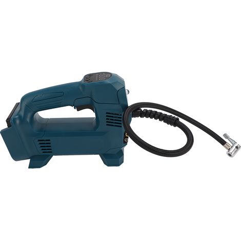 Gonfleur sans fil avec lampe LED, batterie lithium, affichage numérique, compresseur portatif 60W pour pneus auto et vélo (1/5)