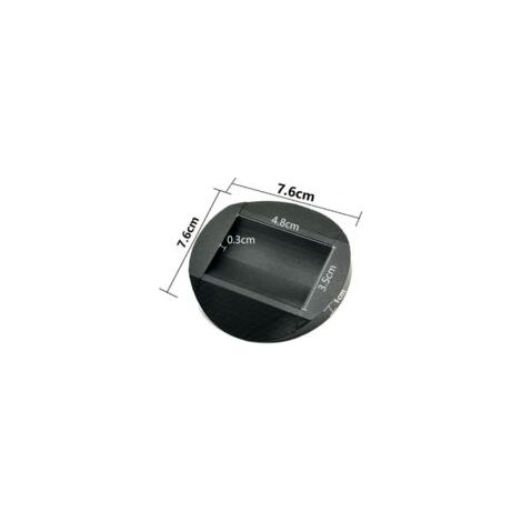 almohadillas antideslizantes de goma, protectores para ruedas de muebles, cojines para patas de sillas, aptos para todo tipo de suelos, ruedas para muebles, color negro - Crezuo