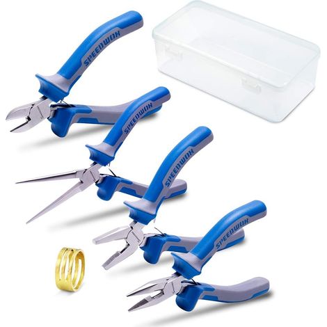 Pinces de bijoutier à bec long Cr-V bec effilé, pour bijouterie (1/5)