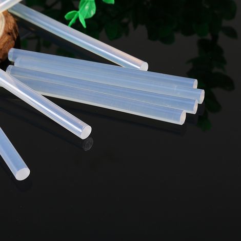 Bâtons de Colle Hot Melt 7mm x 100mm pour Artisanat et Réparation - 10 PCS - Colle Rapide Non Toxique