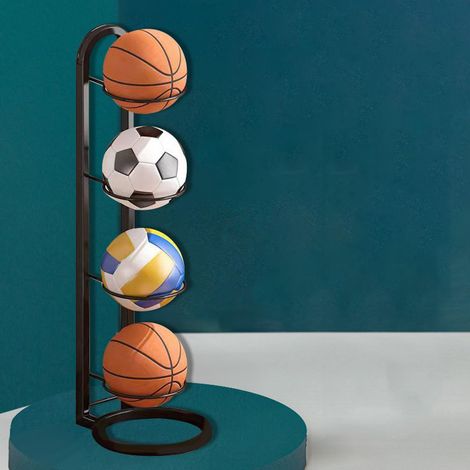 Support de rangement pour ballons de basket en fer forgé (1/5)