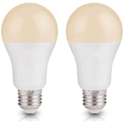 Pair 2 ampoules 9W Radar LED Ampoule Die Casting Aluminium Radar Ampoule 3000K (Blanc chaud) (1/5)