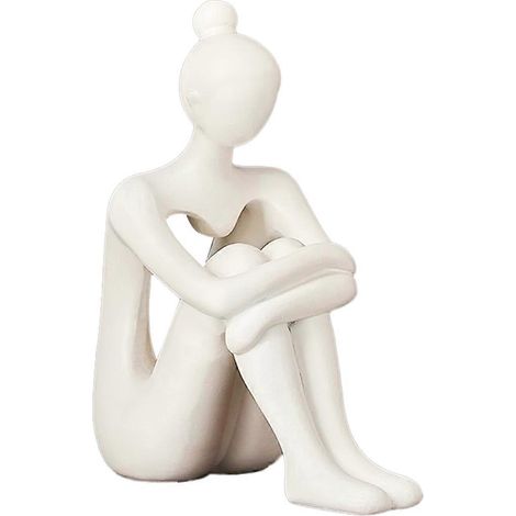 Statues de penseurs modernes pour la décoration intérieure, statue abstraite minimaliste, A--