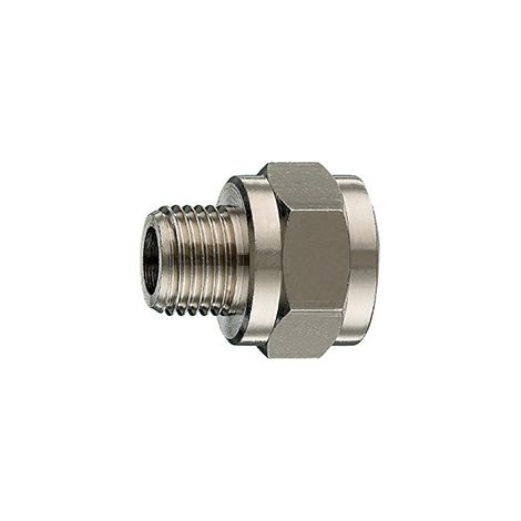 ANI 33/R TIPO B RACCORDO PER ARIA COMPRESSA RIDUZIONE FILETTO MASCHIO FEMMINA - 1/4" M - 1/2" F