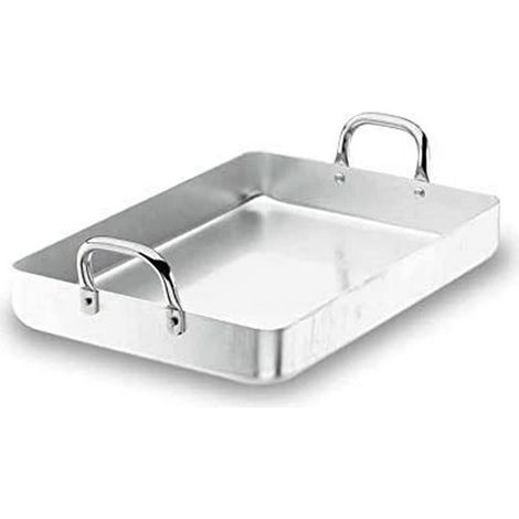 Lacor, Teglia da forno con manici fissi, 70 cm